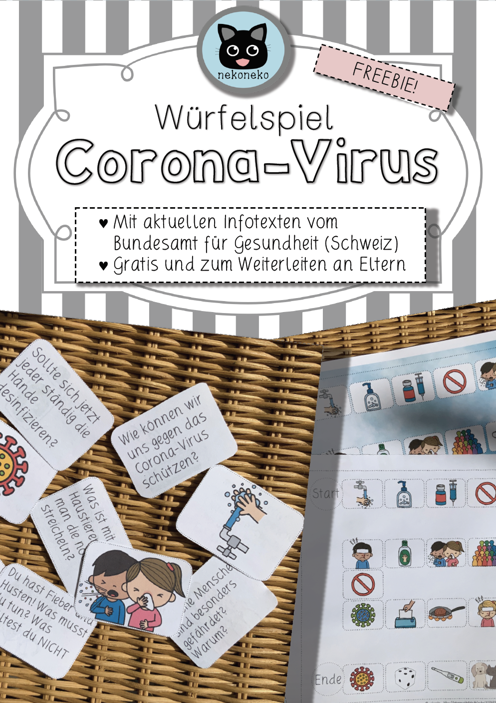 Würfelspiel Coronavirus